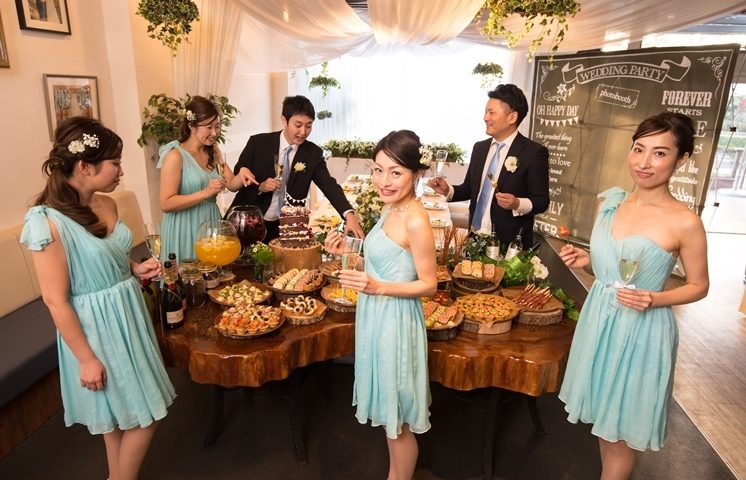 ネオダイニングの結婚式二次会 貸切情報 お祝金 ディズニー付 パーティーレーベル